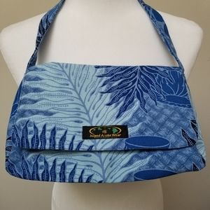 Island Aloha Wear Blue Purse